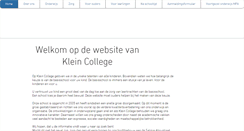 Desktop Screenshot of kleincollege.com