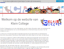 Tablet Screenshot of kleincollege.com